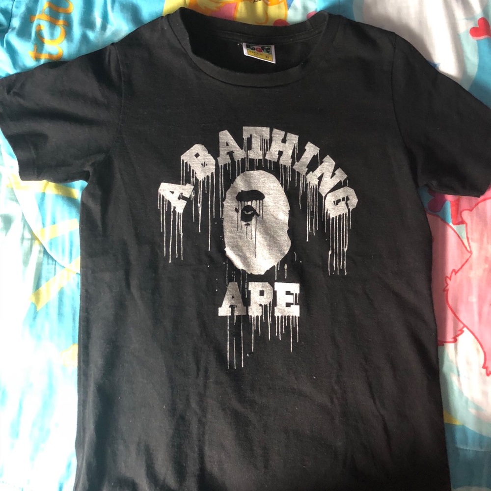 A Bathing Ape Drip College T-shirt